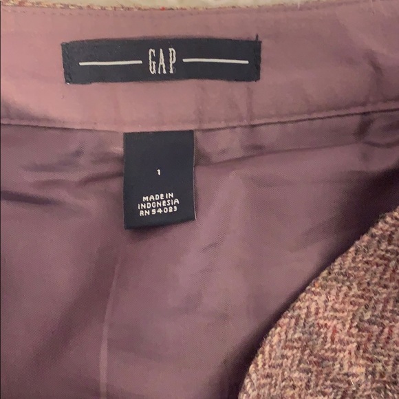 Gap pleated wool mini skirt - Picture 3 of 4